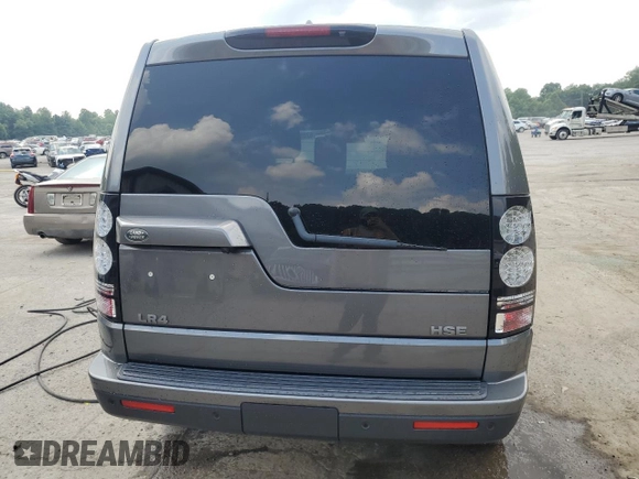 2016 Land Rover LR4 HSE with VIN SALAG2V68GA789195, listed as a Copart auction lot 62680015 with 49,662 mi miles and Salvage title. Bid and sale history available at DreamBid. Image 6.
