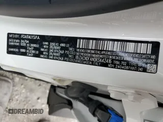 2024 Dodge Hornet GT z VIN ZACNDFAN0R3A42416, wystawiony jako Copart lot #75139734 z przebiegiem Nie podano mil oraz Nie do naprawy • Non repairable. Historia ofert i sprzedaży dostępna na DreamBid. Obrazek 11.