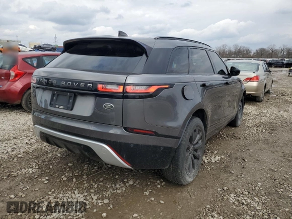 2019 Land Rover Range Rover Velar R-Dynamic SE z VIN SALYL2EX9KA779433, wystawiony jako Copart lot #47032255 z przebiegiem 70 070 mil mil oraz Czysty tytuł • Clean title. Historia ofert i sprzedaży dostępna na DreamBid. Obrazek 3.