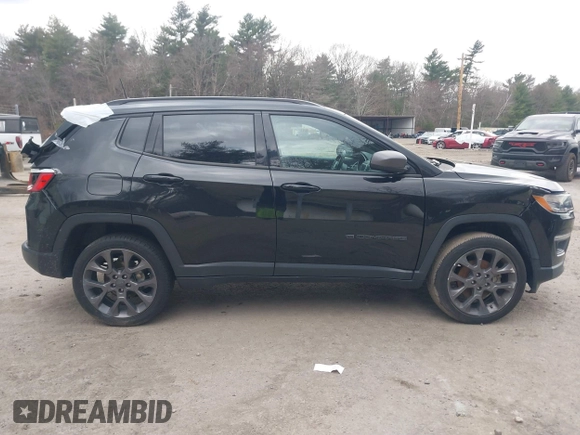 2021 Jeep Compass 80th Anniversary with VIN 3C4NJDEB1MT583160, listed as a IAAI auction lot 41855685 with 94,936 mi miles and . Bid and sale history available at DreamBid. Image 13.