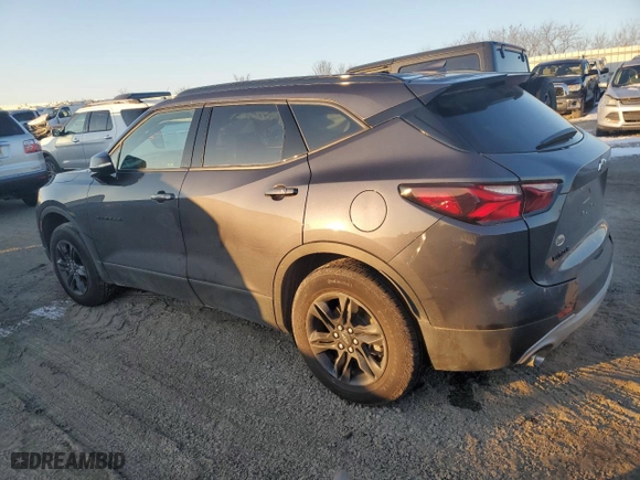 2021 Chevrolet Blazer LT with VIN 3GNKBCR4XMS554338, listed as a Copart auction lot 88315905 with 46,788 mi miles and Salvage Title. Bid and sale history available at carsss.com. Image 2.
