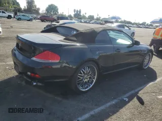 2005 BMW 6 Series 645Ci with VIN WBAEK73485B323857, listed as a Copart auction lot 74749844 with 131,049 mi miles and Salvage Title. Bid and sale history available at carsss.com. Image 3.