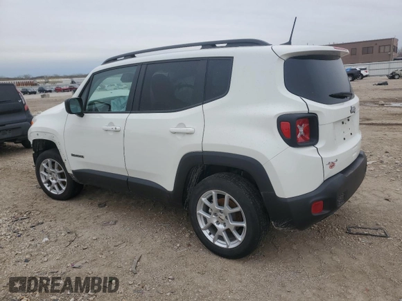 2022 Jeep Renegade Latitude with VIN ZACNJDB11NPN84052, listed as a Copart auction lot 51668205 with Not provided miles and Salvage title. Bid and sale history available at DreamBid. Image 2.