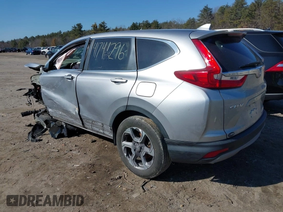 2018 Honda CR-V EX with VIN 7FARW2H51JE040824, listed as a IAAI auction lot 41741296 with 1 mi miles. Bid and sale history available at carsss.com. Image 3.
