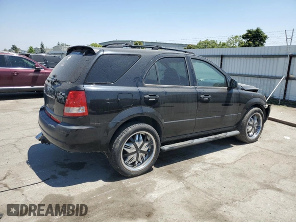 2006 Kia Sorento LX with VIN KNDJD733365525072, listed as a Copart auction lot 60260835 with 128,572 mi miles and Salvage title. Bid and sale history available at DreamBid. Image 3.