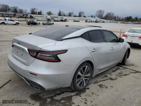 2019 Nissan Maxima SV with VIN 1N4AA6AV9KC362916, listed as a Copart auction lot 45377095 with 120,614 mi miles and Salvage Title. Bid and sale history available at carsss.com. Image 3.
