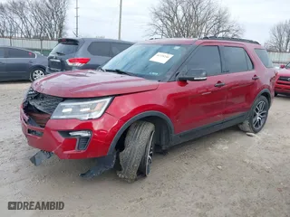 2018 Ford Explorer Sport with VIN 1FM5K8GT2JGA85457, listed as a IAAI auction lot 41728240 with 172,132 mi miles. Bid and sale history available at carsss.com. Image 17.