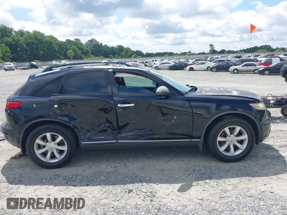 2005 Infiniti FX z VIN JNRAS08WX5X213835, wystawiony jako IAAI lot #42388976 z przebiegiem 315 908 mil mil oraz . Historia ofert i sprzedaży dostępna na DreamBid. Obrazek 13.