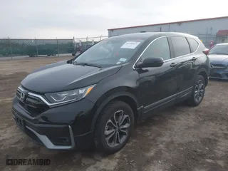 2020 Honda CR-V EX with VIN 2HKRW2H56LH641484, listed as a IAAI auction lot 41990463 with 43,534 mi miles. Bid and sale history available at carsss.com. Image 2.