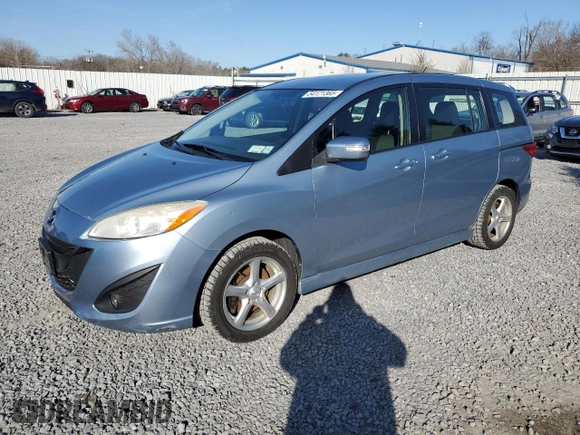 2013 Mazda 5 Touring with VIN JM1CW2CL7D0150111, listed as a Copart auction lot 54171365 with 186,575 mi miles and Salvage Title. Bid and sale history available at carsss.com. Image 1.