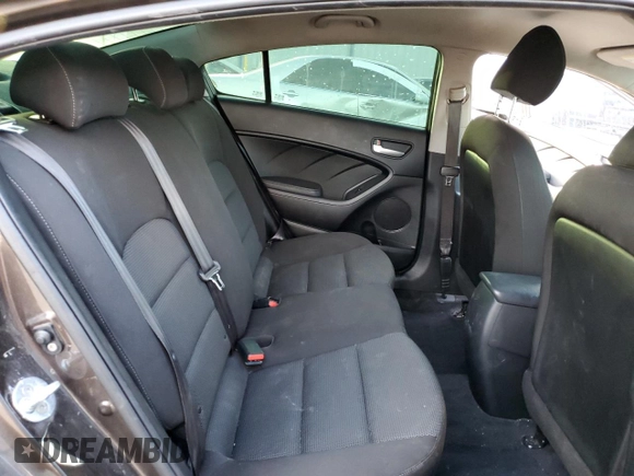 2017 Kia Forte LX with VIN 3KPFK4A76HE078325, listed as a Copart auction lot 42824485 with 54,037 mi miles and Salvage Title. Bid and sale history available at DreamBid. Image 10.