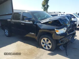 2019 Ram 1500 Big Horn with VIN 1C6RRFFG9KN696911, listed as a IAAI auction lot 42537694 with 115,489 mi miles and . Bid and sale history available at DreamBid. Image 1.