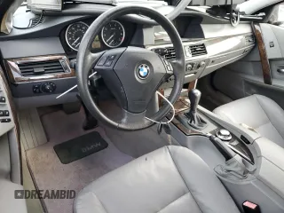 2005 BMW 5 Series 530i with VIN WBANA73505CR58495, listed as a Copart auction lot 81512884 with Not Provided miles and Clean Title. Bid and sale history available at DreamBid. Image 8.