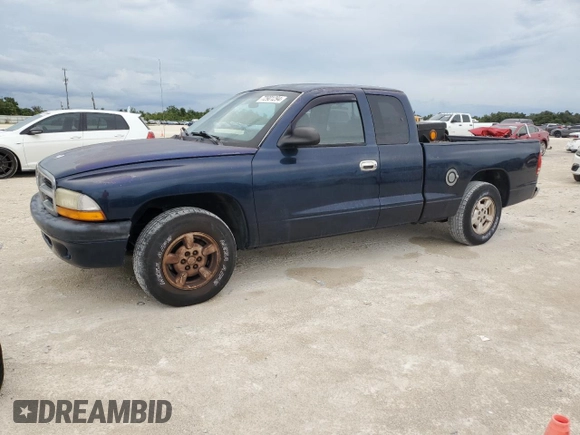 2001 Dodge Dakota with VIN 1B7GL22X61S344255, listed as a Copart auction lot 72901294 with 155,828 mi miles and Salvage Title. Bid and sale history available at carsss.com. Image 1.