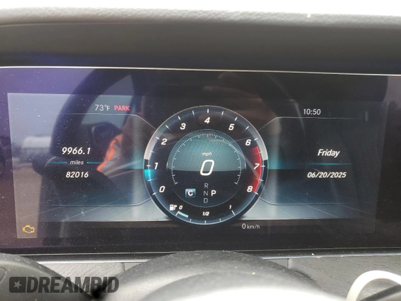 2019 Mercedes-Benz E 450 with VIN WDD1J6JB0KF096710, listed as a Copart auction lot 60697365 with 82,016 mi miles and Salvage title. Bid and sale history available at DreamBid. Image 9.
