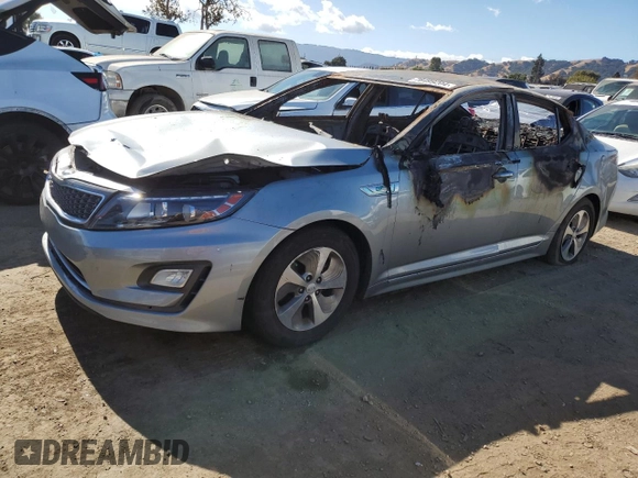 2014 Kia Optima LX with VIN KNAGM4AD1E5066527, listed as a Copart auction lot 76499204 with Not Provided miles and Non Repairable. Bid and sale history available at DreamBid. Image 1.