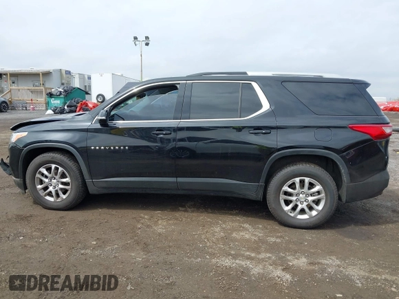 2018 Chevrolet Traverse LT Cloth with VIN 1GNEVGKW9JJ281915, listed as a IAAI auction lot 41943572 with 48,569 mi miles. Bid and sale history available at carsss.com. Image 14.