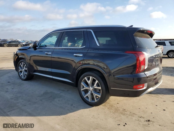 2021 Hyundai Palisade Limited with VIN KM8R54HE0MU211192, listed as a Copart auction lot 46872705 with 33,592 mi miles and Salvage Title. Bid and sale history available at carsss.com. Image 2.
