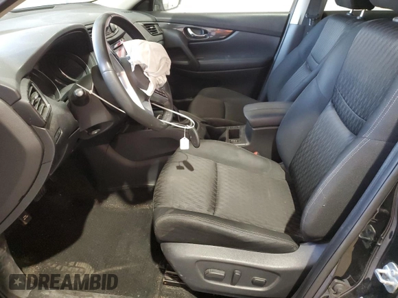 2017 Nissan Rogue SV with VIN KNMAT2MV5HP612016, listed as a Copart auction lot 55304695 with 98,826 mi miles and Salvage title. Bid and sale history available at DreamBid. Image 7.