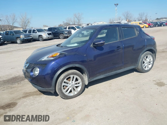 2015 Nissan Juke S with VIN JN8AF5MVXFT561176, listed as a IAAI auction lot 41797063 with 92,235 mi miles and . Bid and sale history available at carsss.com. Image 17.