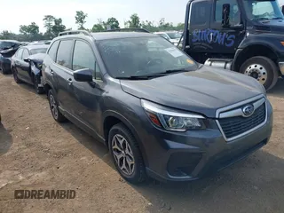 2020 Subaru Forester Premium with VIN JF2SKAJCXLH577546, listed as a IAAI auction lot 42594599 with 55,168 mi miles and . Bid and sale history available at DreamBid. Image 1.