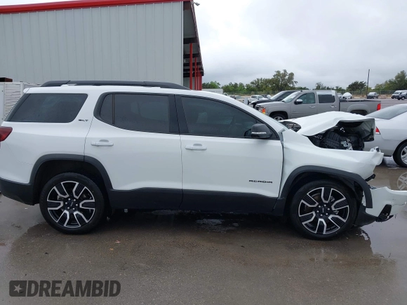 2021 GMC Acadia SLT with VIN 1GKKNML44MZ166673, listed as a IAAI auction lot 41906468 with 95,498 mi miles. Bid and sale history available at carsss.com. Image 14.