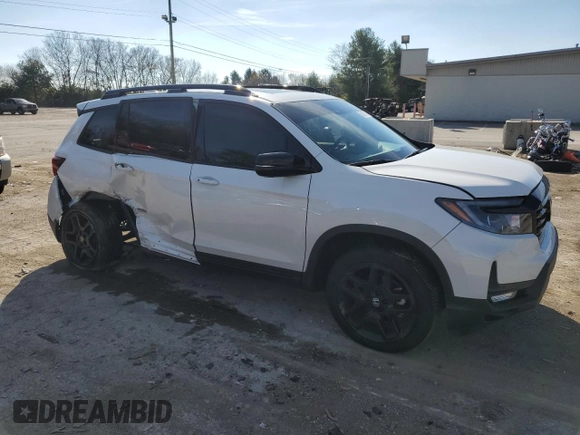 2024 Honda Passport Black Edition with VIN 5FNYF8H88RB007237, listed as a Copart auction lot 80082114 with Not provided miles and Salvage title. Bid and sale history available at DreamBid. Image 4.