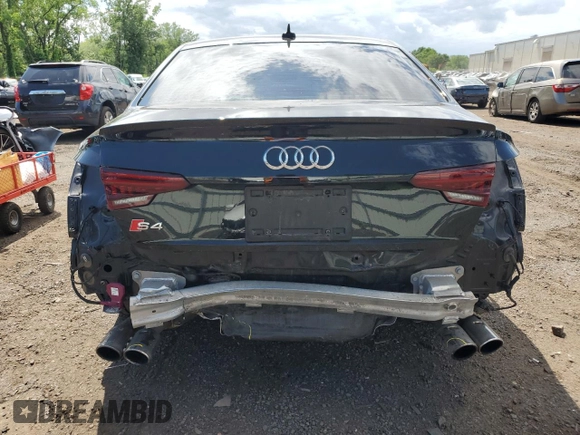 2018 Audi S4 Premium Plus with VIN WAUB4AF43JA148536, listed as a Copart auction lot 57553124 with 60,151 mi miles. Bid and sale history available at carsss.com. Image 6.
