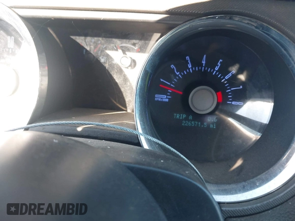 2012 Ford Mustang V6 with VIN 1ZVBP8EM4C5203508, listed as a IAAI auction lot 41688187 with 226,571 mi miles and . Bid and sale history available at DreamBid. Image 7.