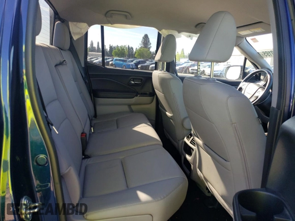 2017 Honda Ridgeline RTL-T with VIN 5FPYK3F63HB008494, listed as a Copart auction lot 55640195 with 91,131 mi miles and Salvage title. Bid and sale history available at DreamBid. Image 10.