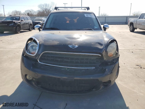2013 MINI Cooper Countryman with VIN WMWZB3C59DWM07938, listed as a Copart auction lot 42110075 with 0 mi miles and Salvage Title. Bid and sale history available at carsss.com. Image 5.