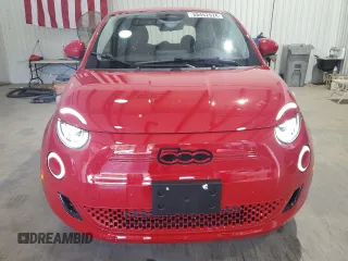 2024 FIAT 500e INSPI(RED) with VIN ZFAFFAA42RX209333, listed as a Copart auction lot 68452924 with 489 mi miles and Salvage Title. Bid and sale history available at carsss.com. Image 5.