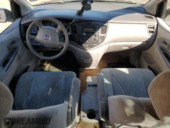 2002 Mazda MPV LX with VIN JM3LW28J520311163, listed as a Copart auction lot 85647314 with Not provided miles and Salvage title. Bid and sale history available at DreamBid. Image 8.