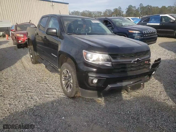 2021 Chevrolet Colorado 2WD Z71 with VIN 1GCGSDEN2M1243233, listed as a Copart auction lot 75515154 with 70,679 mi miles and Salvage Title. Bid and sale history available at carsss.com. Image 11.