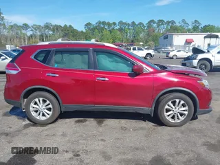 2016 Nissan Rogue SV with VIN KNMAT2MT0GP644465, listed as a IAAI auction lot 41898259 with 93,566 mi miles. Bid and sale history available at carsss.com. Image 13.