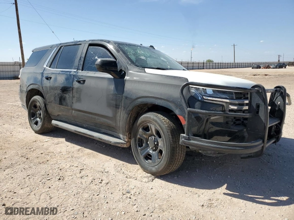 2023 Chevrolet Tahoe Commercial with VIN 1GNSCLED8PR341446, listed as a Copart auction lot 50974855 with 42,622 mi miles and Salvage Title. Bid and sale history available at carsss.com. Image 4.
