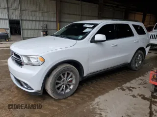 2017 Dodge Durango SXT with VIN 1C4RDHAG6HC600618, listed as a Copart auction lot 80024624 with 120,967 mi miles and Salvage title. Bid and sale history available at DreamBid. Image 1.