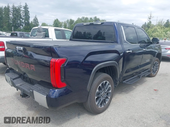 2023 Toyota Tundra Limited Hybrid with VIN 5TFJC5DB1PX033725, listed as a IAAI auction lot 42729682 with 15,767 mi miles and . Bid and sale history available at DreamBid. Image 4.