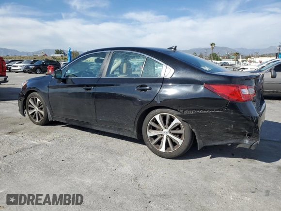 2016 Subaru Legacy Limited with VIN 4S3BNAL69G3049254, listed as a Copart auction lot 52939755 with 116,560 mi miles and Salvage title. Bid and sale history available at DreamBid. Image 2.