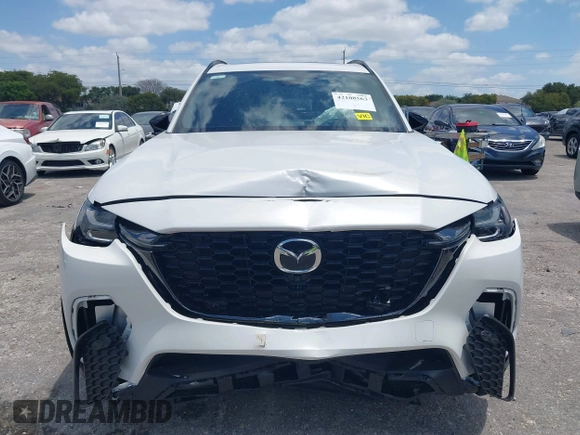2025 Mazda CX-70 Premium Plus with VIN JM3KJEHA6S1103427, listed as a IAAI auction lot 42108563 with 3,741 mi miles and . Bid and sale history available at DreamBid. Image 6.