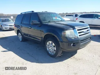2012 Ford Expedition Limited with VIN 1FMJU1K54CEF45242, listed as a IAAI auction lot 41765125 with 255,194 mi miles and . Bid and sale history available at DreamBid. Image 1.