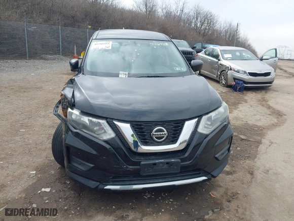 2018 Nissan Rogue S with VIN KNMAT2MV0JP586978, listed as a IAAI auction lot 41545355 with 59,867 mi miles. Bid and sale history available at carsss.com. Image 17.