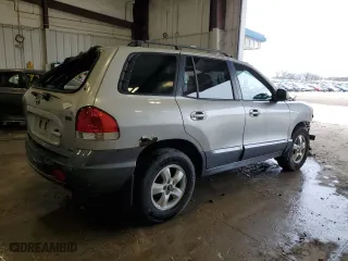 2006 Hyundai Santa Fe GLS with VIN KM8SC73E06U073883, listed as a Copart auction lot 51303995 with 0 mi miles and Non Repairable. Bid and sale history available at carsss.com. Image 3.