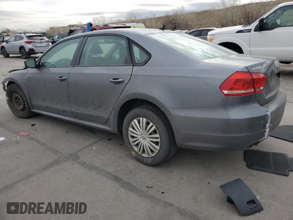 2014 Volkswagen Passat S с VIN 1VWAP7A31EC017152, выставлен на аукционе Copart как лот 51634025 с пробегом Не указан миль и Списание • Salvage title. История ставок и продаж доступна на DreamBid. Изображение 2.