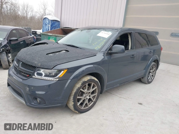 2018 Dodge Journey GT with VIN 3C4PDCEG4JT517106, listed as a IAAI auction lot 41715260 with 106,710 mi miles. Bid and sale history available at carsss.com. Image 2.
