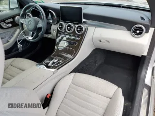 2018 Mercedes-Benz C 300 with VIN WDDWK4KB0JF676429, listed as a Copart auction lot 85419084 with 47,149 mi miles and Salvage title. Bid and sale history available at DreamBid. Image 8.