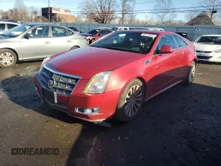 2011 Cadillac CTS Coupe Performance with VIN 1G6DL1EDXB0127676, listed as a Copart auction lot 83778034 with 128,487 mi miles and Salvage Title. Bid and sale history available at carsss.com. Image 1.