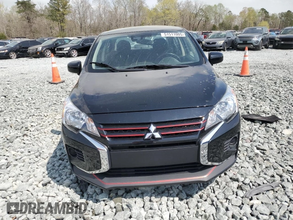 2023 Mitsubishi Mirage ES with VIN ML32FUFJ8PHF00536, listed as a Copart auction lot 51511005 with 65,635 mi miles and Salvage title. Bid and sale history available at DreamBid. Image 5.