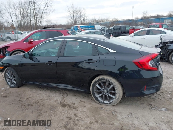 2019 Honda Civic Sedan EX with VIN 19XFC1F31KE013956, listed as a IAAI auction lot 41502562 with 65,752 mi miles. Bid and sale history available at carsss.com. Image 15.