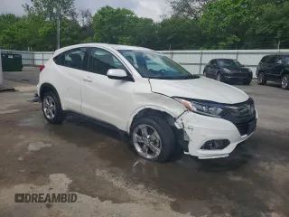 2021 Honda HR-V LX with VIN 3CZRU6H30MM718531, listed as a Copart auction lot 57288955 with 21,556 mi miles and Salvage title. Bid and sale history available at DreamBid. Image 4.